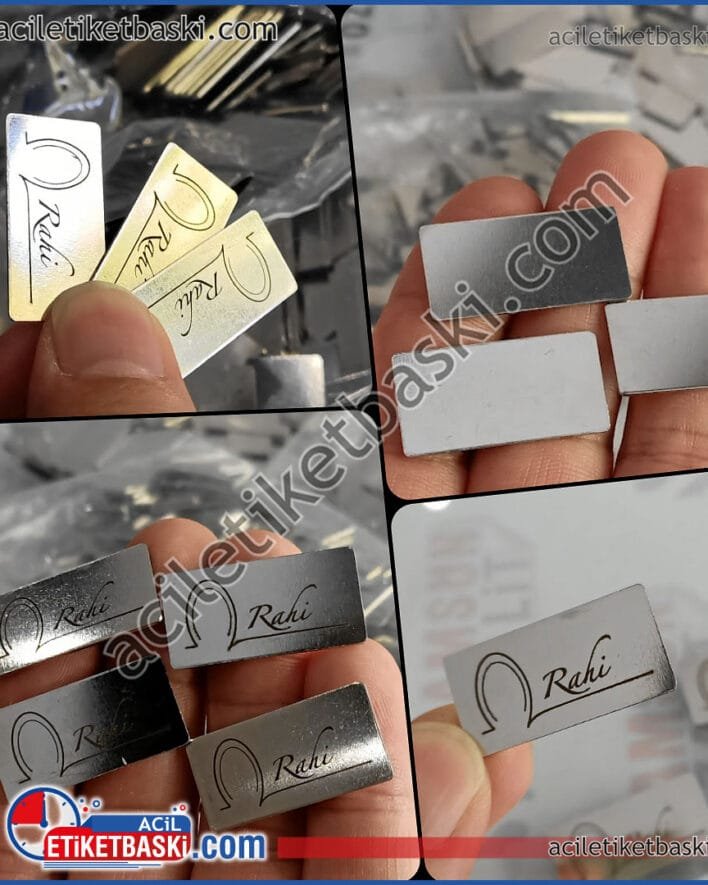 30x15mm nikel metal etiket, pirinç üzeri nikel kaplama, çelik etiket, metal etiket, adetli üretim yapılmıştır, lazer ile baskı, çıkmaz kazınmaz ürün, müşteri isteğine göre hazırlanmış kaliteli aksesuar metal etiket, ahşap mobilya üreticisi için, marka etiketi, yurt dışı gönderim yapılır 30x15mm nickel metal label, nickel plated on brass, steel label, metal label, mass production, laser printing, non-scratchable product, quality accessory metal label prepared according to customer request, brand label for wooden furniture manufacturer, international shipping available