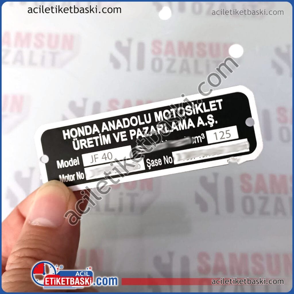 Honda Motosiklet, etiket baskısı, acil etiket baskı merkezi - Acil ...