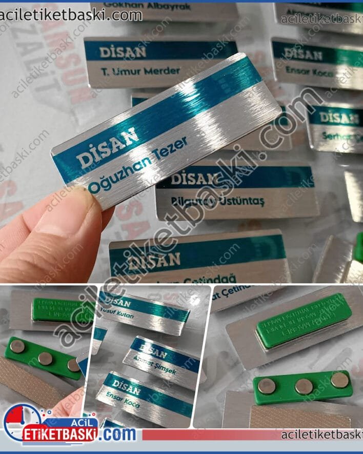 acil yaka isimliği, mıknatıslı, uygun fiyat, aynı gün hazırlanır, aynı gün kargo yapılır, personel yaka isimliği, fuar için, etkinlik için, hızlı üretim