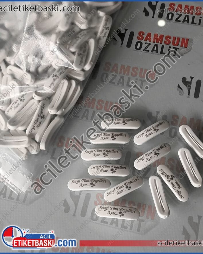 bileklik plastiği, lazer ile kalıcı baskı, kazınmaz, silinmez, ip geçmeli plastik bileklik üzerine baskı, kalıcı silinmez, hızlı üretim, aynı gün gönderim