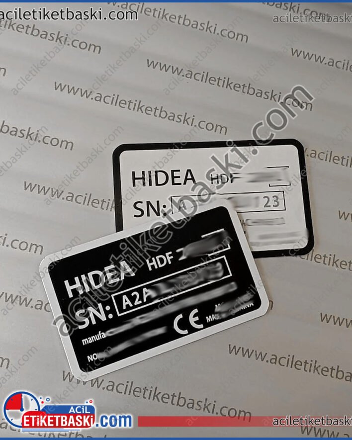 hidea motor tekne etiketi, içten takmalı, dıştan takmalı, tekne motor etiketi, yıpranmış, okunmayan ürünlerin yenisinin yapılması, aslına uygun, tasarım