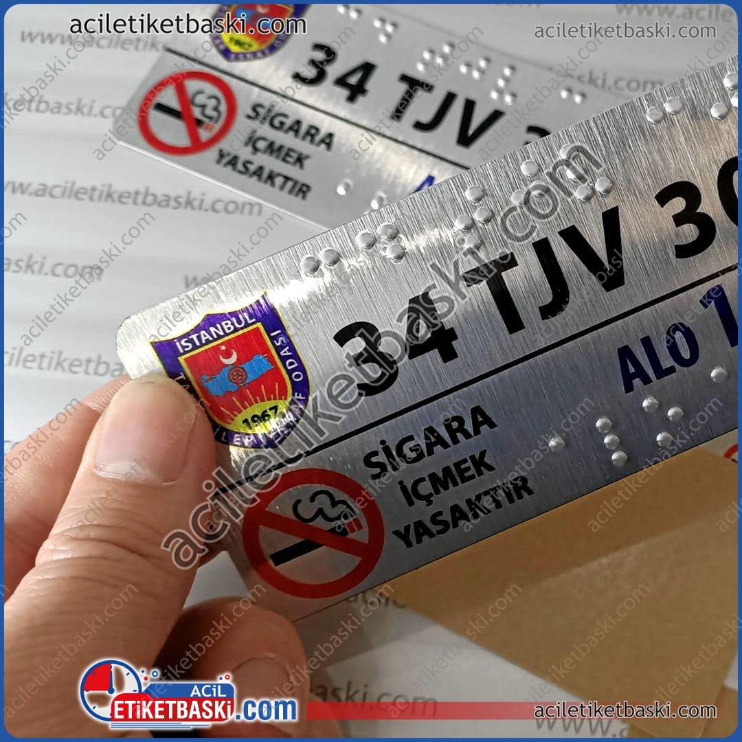 ticari taksi, görme engelli, braille alfabe baskılı, yönetmeliğe uygun, araç içi plaka baskılı tabela, kaliteli metal etiket baskısı, ibb yönetmeliğine uygun ticari taksi, görme engelli, braille alfabe baskılı, yönetmeliğe uygun, araç içi plaka baskılı tabela, kaliteli metal etiket baskısı, ibb yönetmeliğine uygun, üretim imalat, aynı gün gönderim