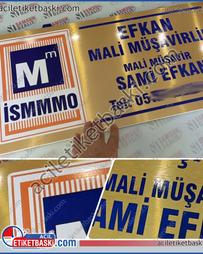 60x30cm metal tabela, muhasebeci tabelası, mali müşavir tabelası, hızlı üretim, aynı gün gönderim, kaliteli ürün, 5mm plastik, üzeri metal, dış mekan dayanıklı