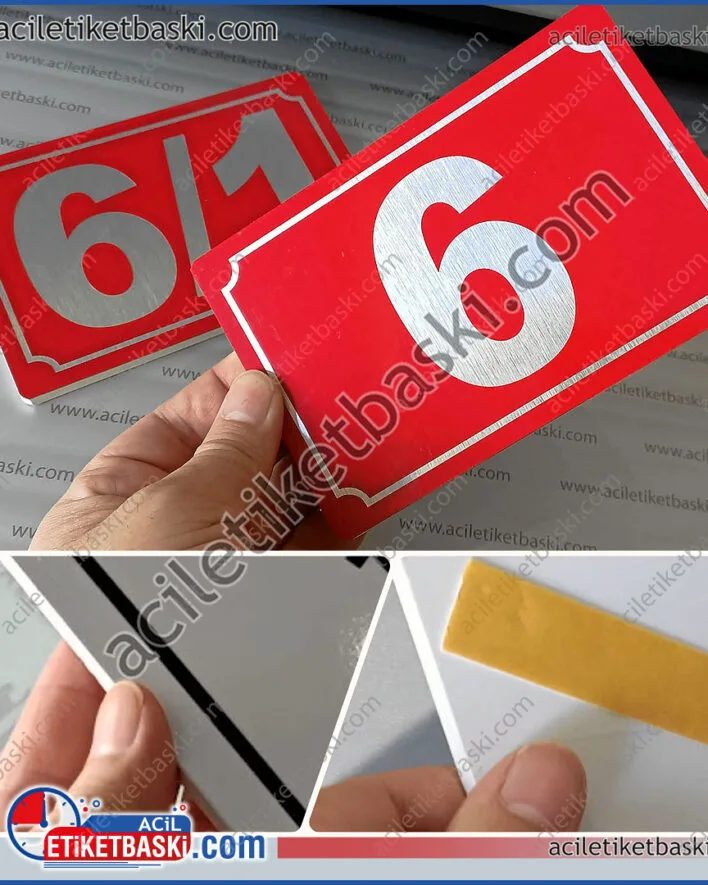 Bina dış numarası, 10x15cm ebadında, 5mm plastik üzeri metal, dış mekan dayanıklı, bina numarası, belediye, belde tarafından verilen numaradır, kabartmalı ürün değildir, kırmızı ve mavi renk seçebilirsiniz