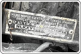 Deniz Motorları, Tekne Etiketi