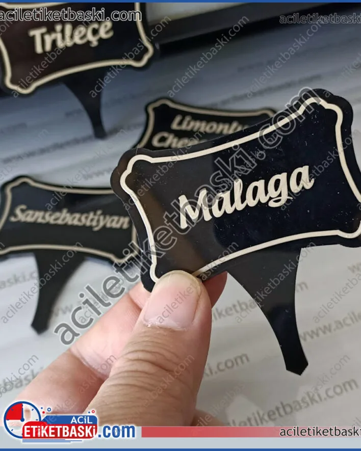cafe, pastane, börekçi, tatlıcı gibi vitrin ürünleri içine konulabilen, tabela örneğimizdir, gıdaya uygun malzemeden üretilmişti, yazılar silinmez, çıkmaz, dökülmez
