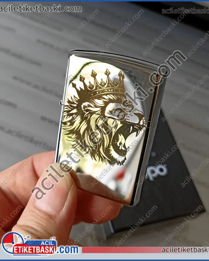 zippo çakmak, üzerine, lazer kalıcı baskı, ürünü müşteri gönderir, sadece baskısı yapılmıştır, 2 yüzey baskı, lazer ile kalıcı, tasarım desteği, aynı gün gönderim