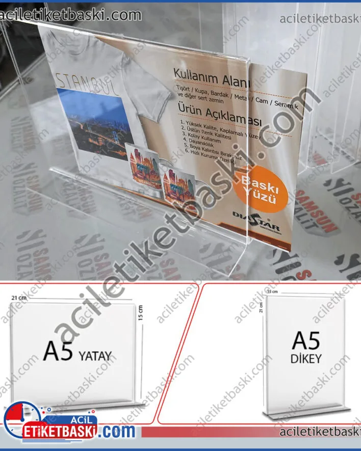 Pleksi, Masa üzeri föy, broşürlük, A4 ebadının yarısı,A5 ebadı pleksi broşürlük, yatay, dikey kullanılabilir, kaliteli pleksi ürün, aynı gün üretilip gönderilir, acil pleksi masa broşürlük imalat