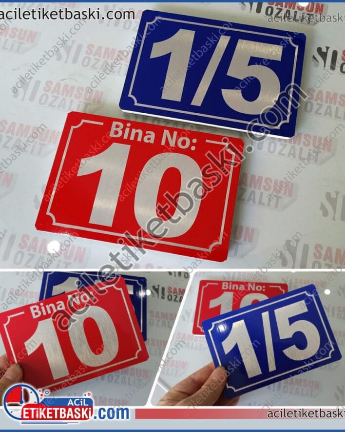 bina kapı numarası, dış cephe, belediye numarası, metal, kaliteli baskı, dayanıklı, paslanmaz, 10x15cm ebadında, aynı gün gönderim, yönetmeliğe uygun, üretim, imalat, tasarım, baskı merkezi