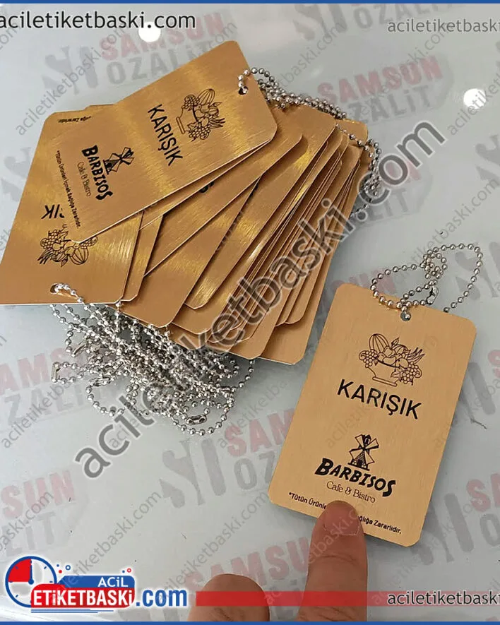 nargile için, zincirli uyarı etiketi, metal ürün, top zincirli, kredi kartı büyüklüğünde, altın ve gümüş renk yapılabilir, zabıta denetimleri için gerekli, cezası var, tütün ürünleri, kullanım, içmek, sağlığa zararlı