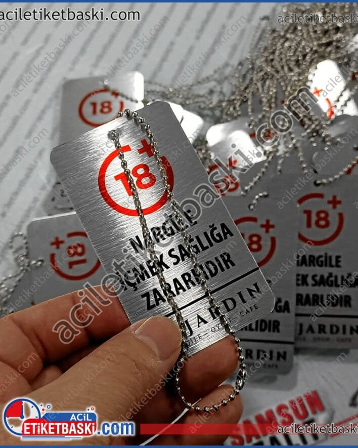 nargile etiketi, nargile içmek sağlığa zararlıdır, nargile uyarı etiketi, nargile uyarı levhası, nargile uyarı tabelası, zincirli tabela, zincirli uyarı etiketi, sigara uyarı levhası, kafeler için zincirli asılabilen nargile tabelası, yönetmeliğe uygun, zabıta denetimine uygun