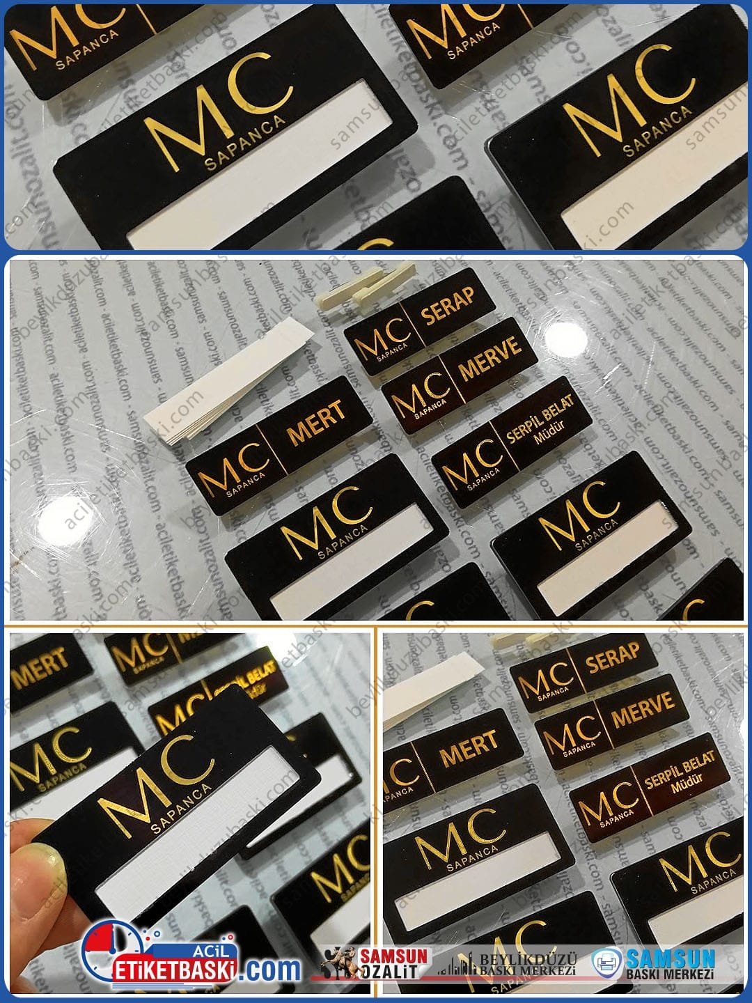 yaka-isimligi-siyah-ici-degistirilebilir-miknatis-igne-acil-uretim Yaka isimliği, siyah ürün, içi değişir, arkası mıknatıs, iğne olabilir, hızlı üretim, ayı gün kargo, acil yaka isimliği, MC sapanca otel, yaka kartı, personel isimlik, üretim, imalat