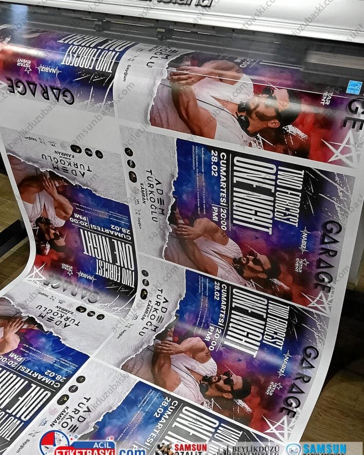 Samsun poster baskı, 50x70cm poster baskısı, poster kağıdına, kaliteli baskı, hızlı üretim, acil baskı merkezi, uygun fiyatlı poster baskıları, ebat ve adede göre fiyat alınız, samsun baskı merkezi, roland marka japon makinalarında kaliteli baskılar