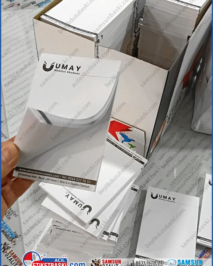 bloknot baskısı, tek renk bloknot, 9x13 bloknot, etkinlik bloknotu, kurumsal not defteri, üstten tutkallı bloknot, ekonomik bloknot imalatı, acil matbaa baskısı