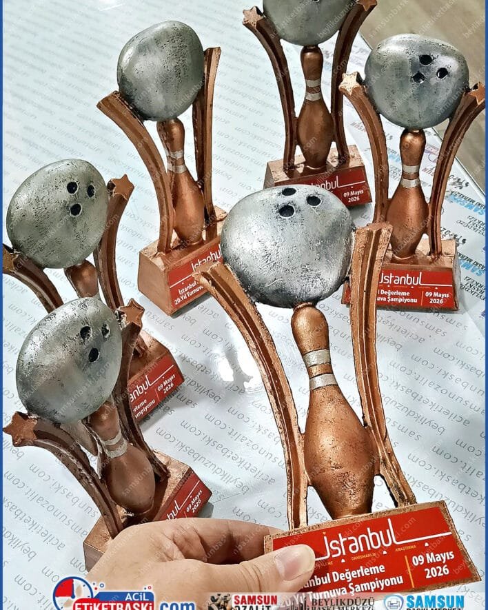 bowling kupası üretimi, el yapımı şampiyonluk kupası, polyester kupa imalatı, bowling birincilik ödülü, el boyaması kupa, kupa plaket madalya, yerli üretim kupa, şampiyona ödül tasarımı