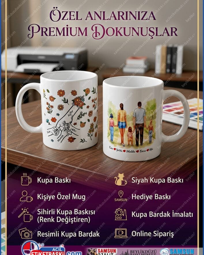 kupa baskı, kişiye özel mug, sihirli kupa baskısı, resimli kupa bardak, siyah kupa baskı, renk değiştiren kupa, samsun hediye baskı, kupa bardak imalatı