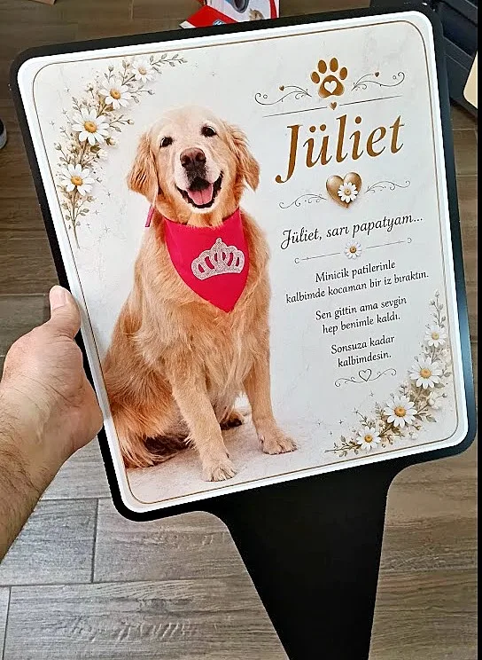 evcil hayvan mezar başlığı, kedi mezar taşı, köpek mezar başlığı, kompozit mezar başlığı, 65x35 cm mezar levhası, toprağa saplanan mezar başlığı, resimli hayvan mezar taşı, çift yönlü mezar başlığı, dış mekan dayanıklı mezar taşı, evcil hayvan anıtı, 4mm kompozit tabela, kişiye özel hayvan mezar başlığı, aynı gün kargo mezar başlığı, samsun baskı merkezi, kedi köpek anıtı