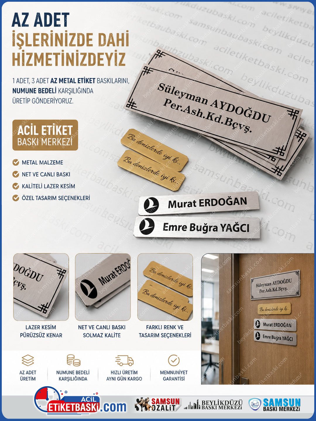 az-adet-metal-etiket-baskisi-numune-uretimi az adet metal etiket, 1 adet metal etiket, numune metal etiket, acil metal etiket, kucuk adet metal etiket baski, kisiye ozel metal etiket, metal etiket numune, lazer baskili metal etiket, samsun baski merkezi, acil etiket baski merkezi