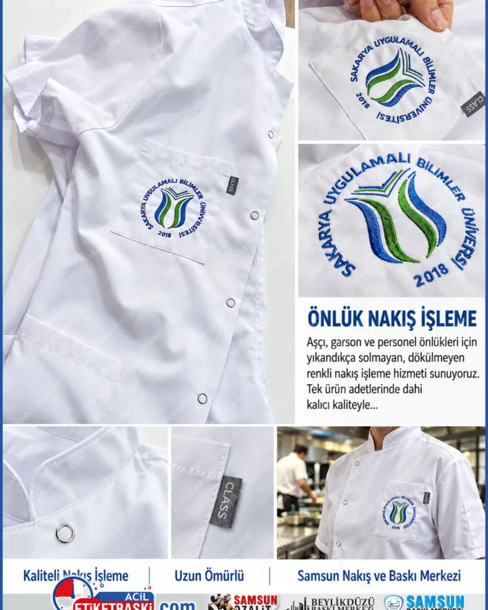 onluk nakis, nakisli onluk baski, kumas nakis isleme, logo nakis isleme, tek urun nakis, kisiye ozel nakis, garson onluk nakis, nakis baski merkezi, samsun nakis baski, samsun baski merkezi